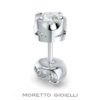 Orecchino punto luce a griff a illusione - 02
