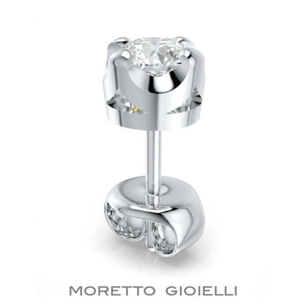 Orecchino punto luce a griff a illusione - 02