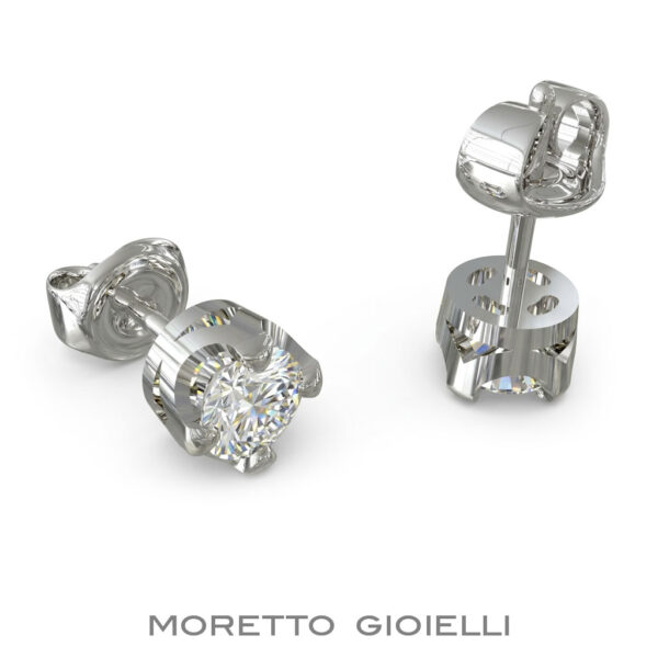 Orecchino punto luce a griff a illusione - 03